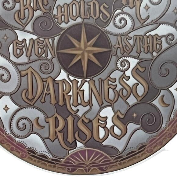 OwlCrate Dark Rise Stained Glass Window Decal - February 2024 "Treacherous Love" - Picture 4 of 5